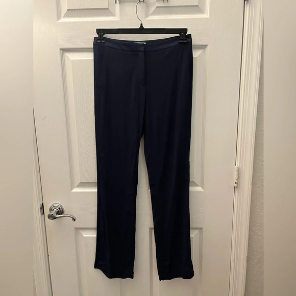 ! SANDRO WOMENS PANTS navy blue size 38 - Picture 2 of 5